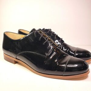 Michael Kors Pierce oxford, patent leather dress shoes, sz: 8, formal wear